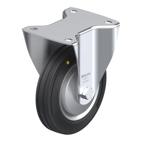 Blickle B-VE 160R-EL-FA – fiksni točkić Ø160 mm, nosivost 135 kg