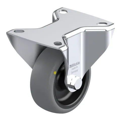 Blickle B-TPA 80G-ELS – fiksni točkić Ø80 mm, nosivost 65 kg