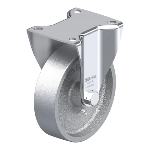 Blickle BIK-G 125G-1 – fiksni točkić Ø125 mm, nosivost 350 kg
