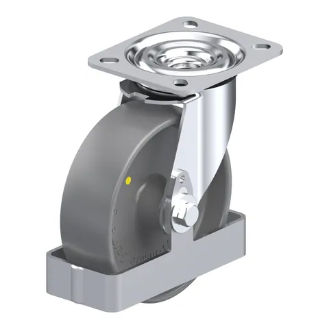 Blickle L-PO 125G-ELS-FS – okretni točkić Ø125 mm, nosivost 250 kg