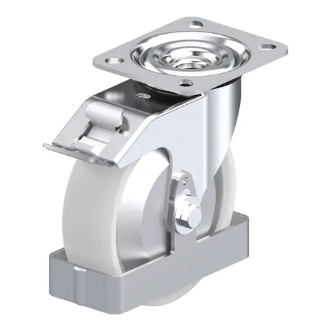 Blickle L-PO 125KA-FI-FA-FS – okretni točkić Ø125 mm, nosivost 250 kg