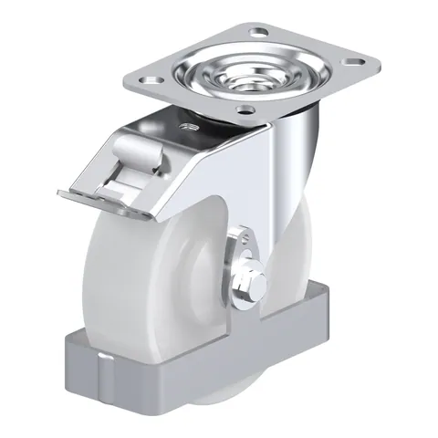 Blickle L-PO 125KA-FI-FS – okretni točkić Ø125 mm, nosivost 250 kg