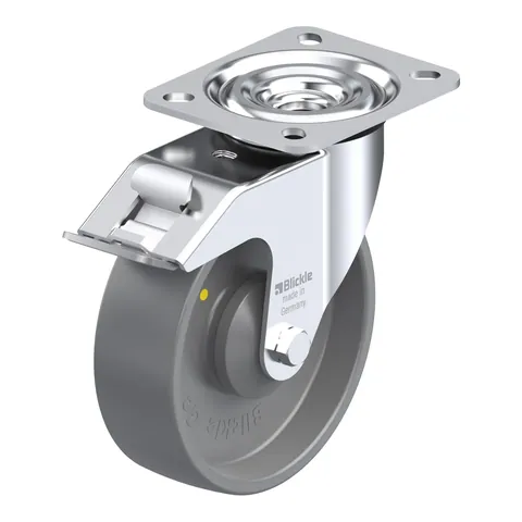 Blickle L-PO 125KA-FI-ELS – okretni točkić Ø125 mm, nosivost 250 kg