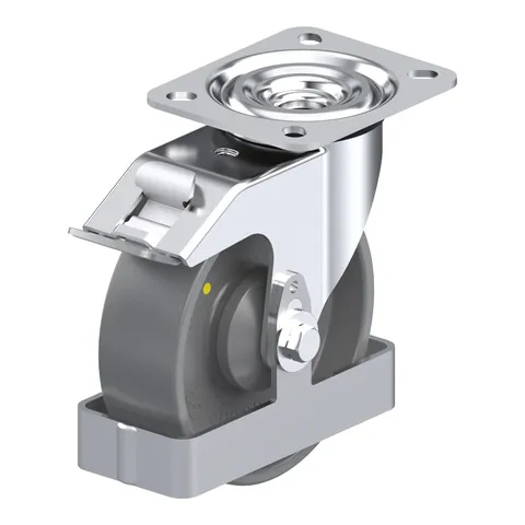 Blickle L-PO 125KA-FI-ELS-FS – okretni točkić Ø125 mm, nosivost 250 kg