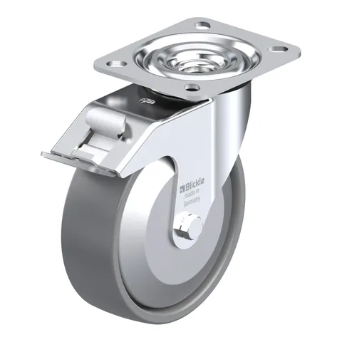Blickle L-PO 125KA-FI-ELS-FA – okretni točkić Ø125 mm, nosivost 250 kg