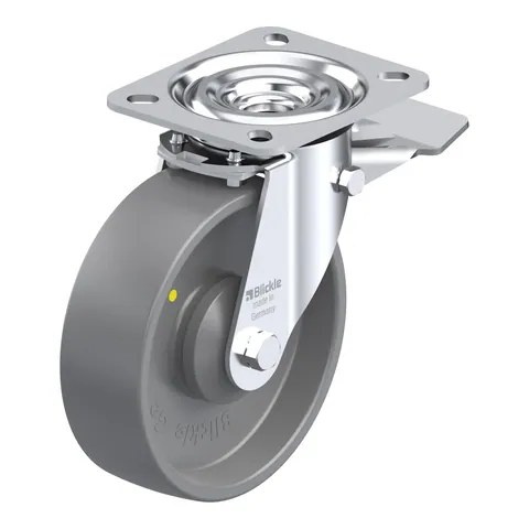 Blickle L-PO 125KA-ST-ELS – okretni točkić Ø125 mm, nosivost 250 kg