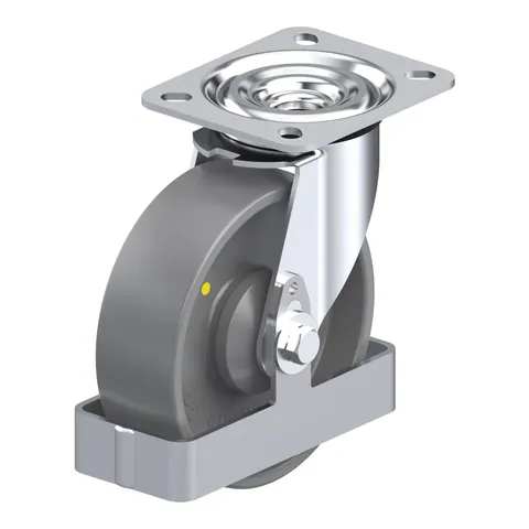 Blickle L-PO 125KA-ELS-FS – okretni točkić Ø125 mm, nosivost 250 kg