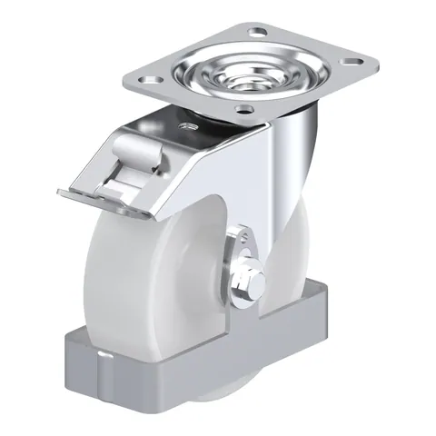 Blickle L-PO 125XR-FI-FS – okretni točkić Ø125 mm, nosivost 250 kg