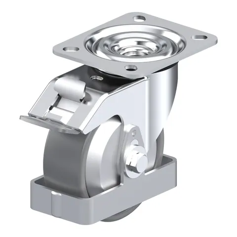 Blickle L-PO 100KA-FI-ELS-FA-FS – okretni točkić Ø100 mm, nosivost 250 kg