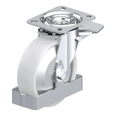 Blickle L-PO 125XR-ST-FA-FS – okretni točkić Ø125 mm, nosivost 250 kg
