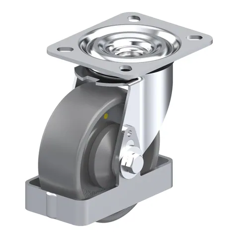 Blickle L-PO 100KA-ELS-FS – okretni točkić Ø100 mm, nosivost 250 kg