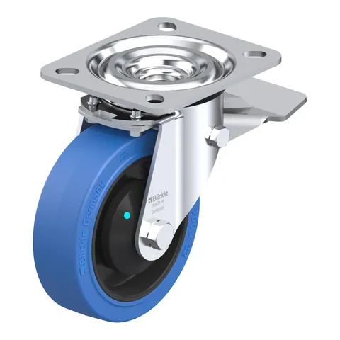 Blickle L-POEV 100KAD-ST-SB – okretni točkić Ø100 mm, nosivost 200 kg