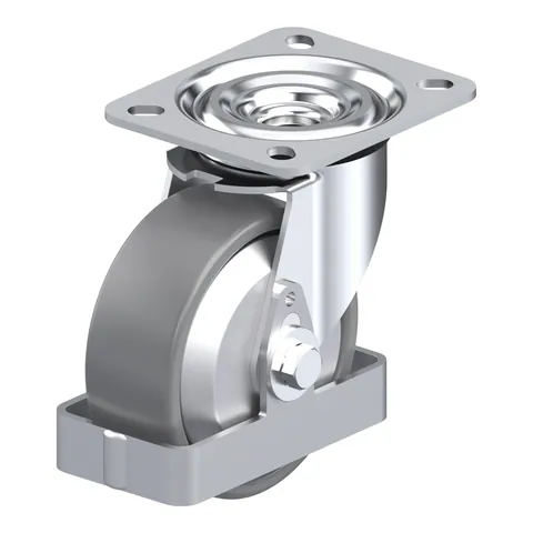 Blickle L-PO 100KA-ELS-FA-FS – okretni točkić Ø100 mm, nosivost 250 kg