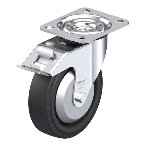 Blickle L-POEV 125KA-FI-FA – okretni točkić Ø125 mm, nosivost 250 kg