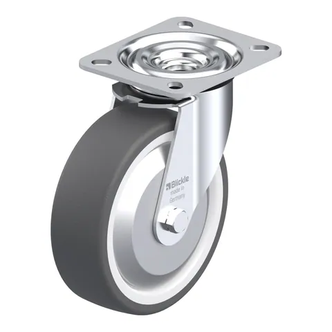 Blickle L-POTH 125KA-FA – okretni točkić Ø125 mm, nosivost 250 kg