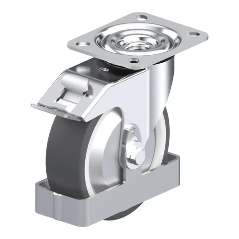 Blickle L-POTH 125KA-FI-FA-FS – okretni točkić Ø125 mm, nosivost 250 kg