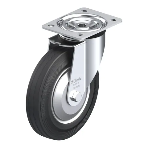 Blickle L-V 202R-FA – okretni točkić Ø200 mm, nosivost 205 kg