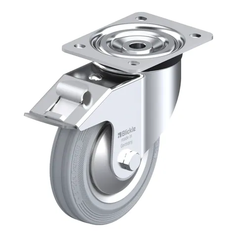 Blickle L-V 162R-FI-SG-FA – okretni točkić Ø160 mm, nosivost 135 kg