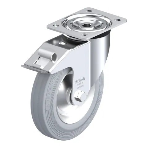 Blickle L-V 202R-FI-SG – okretni točkić Ø200 mm, nosivost 205 kg