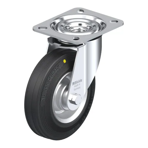 Blickle L-V 125R-EL – okretni točkić Ø125 mm, nosivost 100 kg