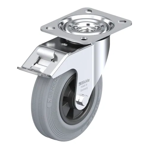 Blickle L-VPP 125R-FI-SG – okretni točkić Ø125 mm, nosivost 100 kg