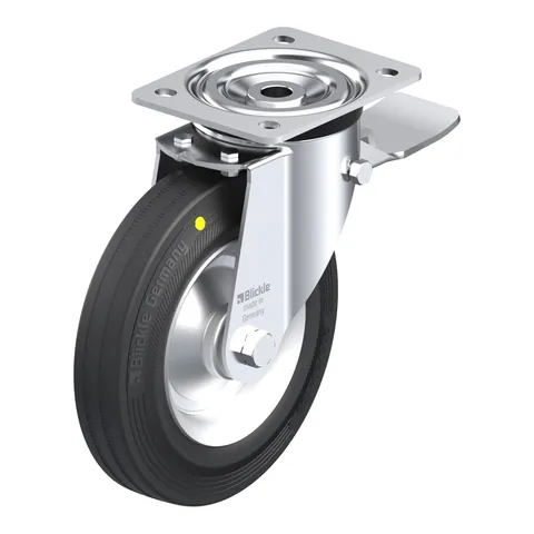 Blickle L-V 202R-ST-EL – okretni točkić Ø200 mm, nosivost 205 kg