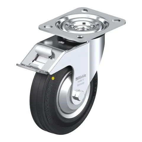 Blickle L-V 125R-FI-EL-FA – okretni točkić Ø125 mm, nosivost 100 kg