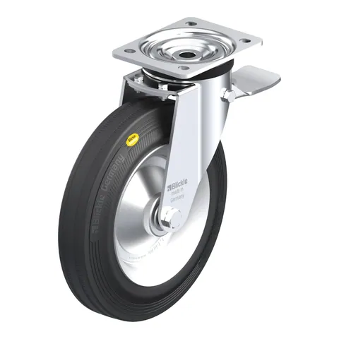Blickle L-RD 252R-3-ST – okretni točkić Ø250 mm, nosivost 450 kg