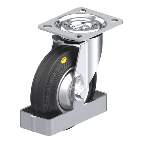 Blickle L-RD 125R-FA-FS – okretni točkić Ø125 mm, nosivost 120 kg