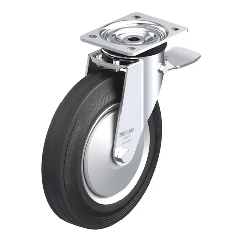 Blickle L-V 252R-3-ST-FA – okretni točkić Ø250 mm, nosivost 295 kg