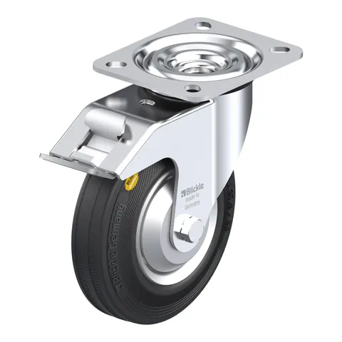 Blickle L-RD 125R-FI-FA – okretni točkić Ø125 mm, nosivost 120 kg