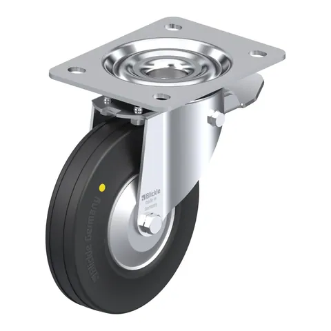 Blickle L-V 140R-ST-EL-FA – okretni točkić Ø140 mm, nosivost 115 kg