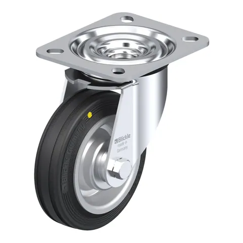 Blickle L-V 100R-EL – okretni točkić Ø100 mm, nosivost 70 kg