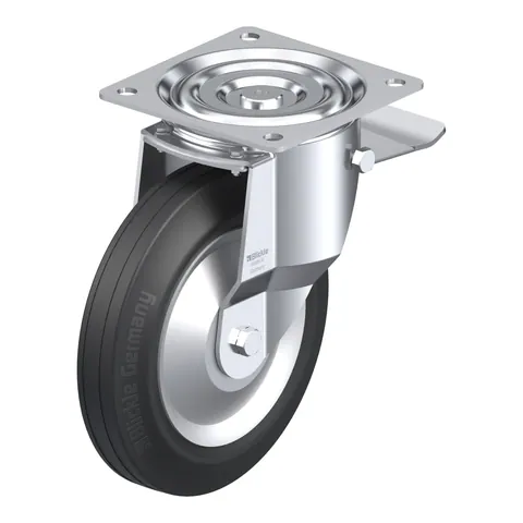 Blickle L-V 252R-ST-FA – okretni točkić Ø250 mm, nosivost 295 kg