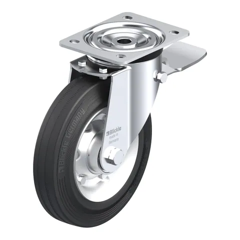 Blickle L-V 200K-ST – okretni točkić Ø200 mm, nosivost 205 kg