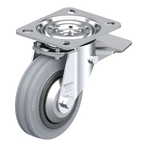 Blickle L-VPP 100R-ST-SG-FA – okretni točkić Ø100 mm, nosivost 70 kg