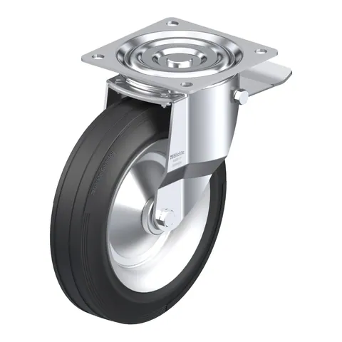 Blickle L-V 282R-ST – okretni točkić Ø280 mm, nosivost 385 kg