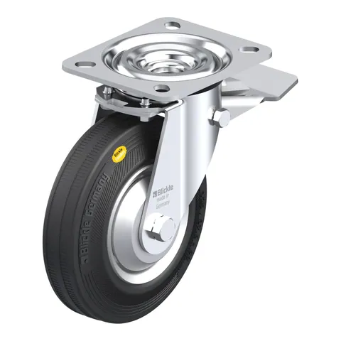 Blickle L-RD 125R-ST-FA – okretni točkić Ø125 mm, nosivost 120 kg