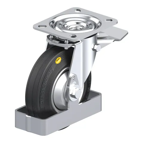 Blickle L-RD 125R-ST-FA-FS – okretni točkić Ø125 mm, nosivost 120 kg