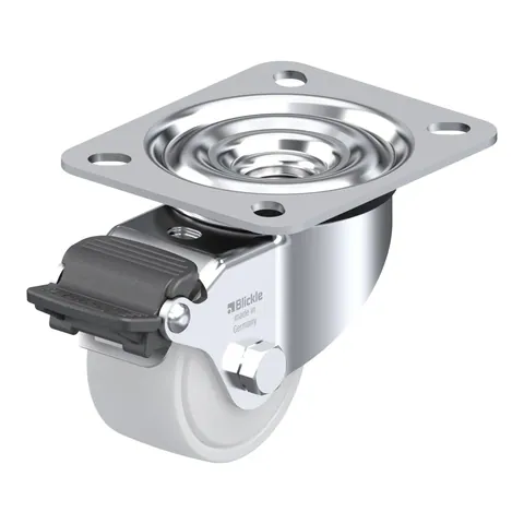 Blickle LE-PO 60KF-RA – okretni točkić Ø60 mm, nosivost 150 kg