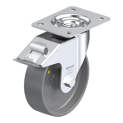 Blickle LE-PO 160G-FI-ELS – okretni točkić Ø160 mm, nosivost 300 kg