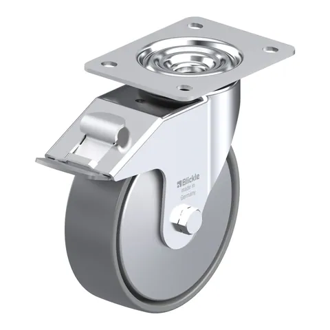 Blickle LE-PO 160G-FI-ELS-FA – okretni točkić Ø160 mm, nosivost 300 kg