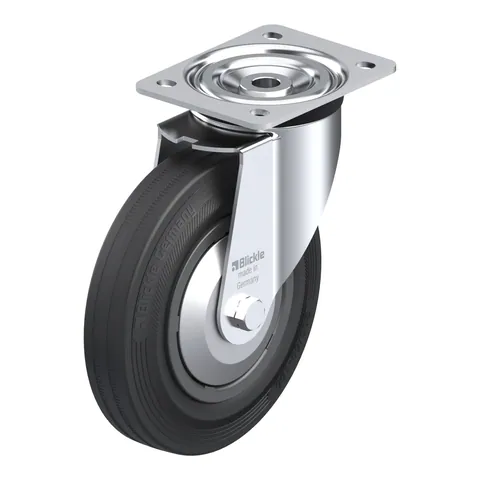 Blickle L-VPP 200R-FA – okretni točkić Ø200 mm, nosivost 205 kg