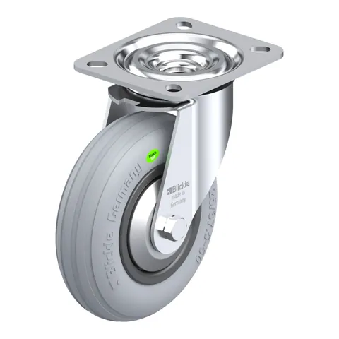 Blickle L-VWPP 125G-SG-FA – okretni točkić Ø125 mm, nosivost 50 kg