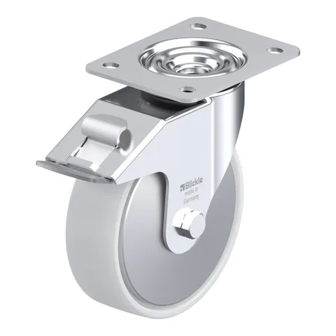 Blickle LE-PO 160G-FI-FA – okretni točkić Ø160 mm, nosivost 300 kg