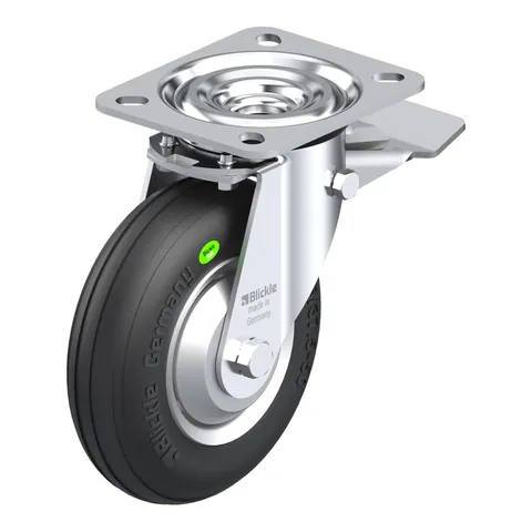 Blickle L-VW 125R-ST-FA – okretni točkić Ø125 mm, nosivost 50 kg
