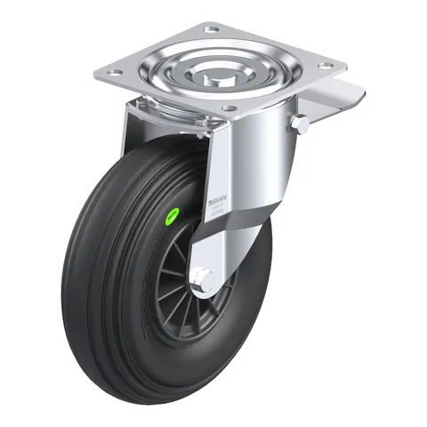 Blickle L-VWPP 260G-ST – okretni točkić Ø260 mm, nosivost 200 kg