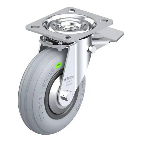 Blickle L-VWPP 125R-ST-SG-FA – okretni točkić Ø125 mm, nosivost 50 kg
