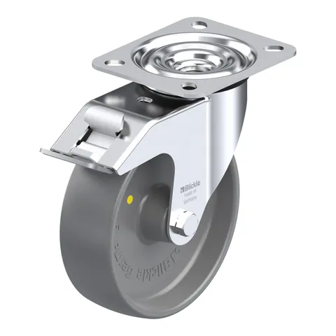 Blickle LE-PO 125G-FI-ELS – okretni točkić Ø125 mm, nosivost 150 kg