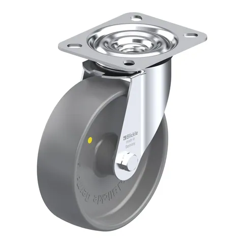 Blickle LE-PO 125G-ELS – okretni točkić Ø125 mm, nosivost 150 kg